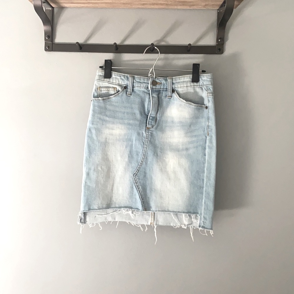 Blue Jean Mini Skirt